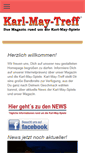 Mobile Screenshot of karl-may-treff.de