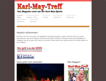 Tablet Screenshot of karl-may-treff.de